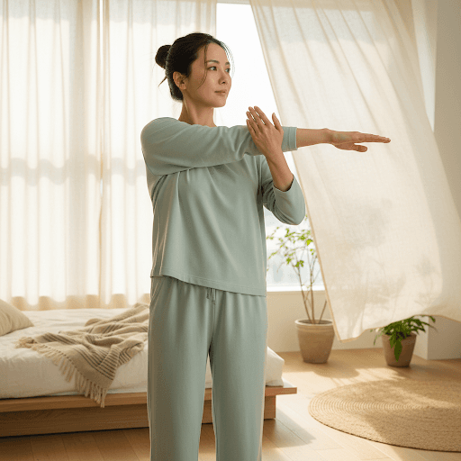 朝のやさしいストレッチ