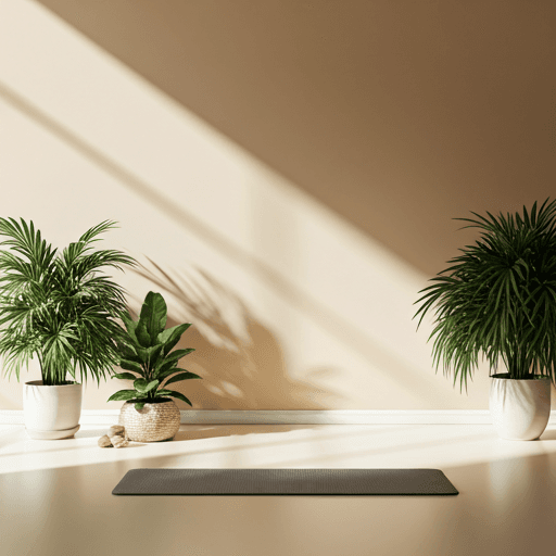 朝の光が差すミニマリストの部屋